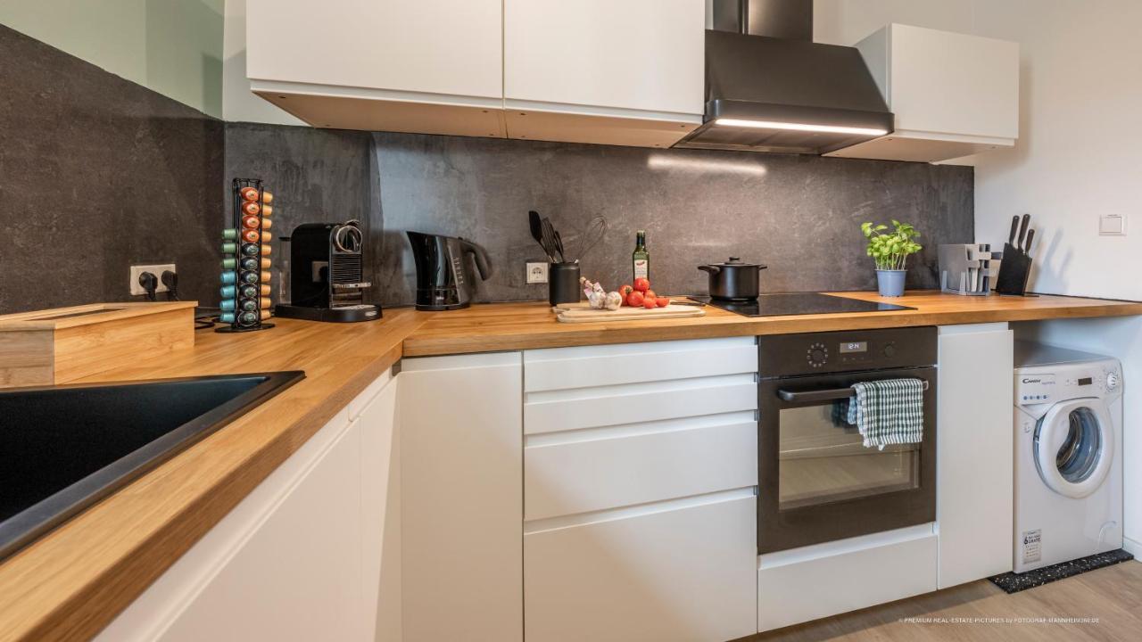 Flair: Stylisches Apartment - Netflix - Basf - Uni Mannheim Ludwigshafen am Rhein Esterno foto